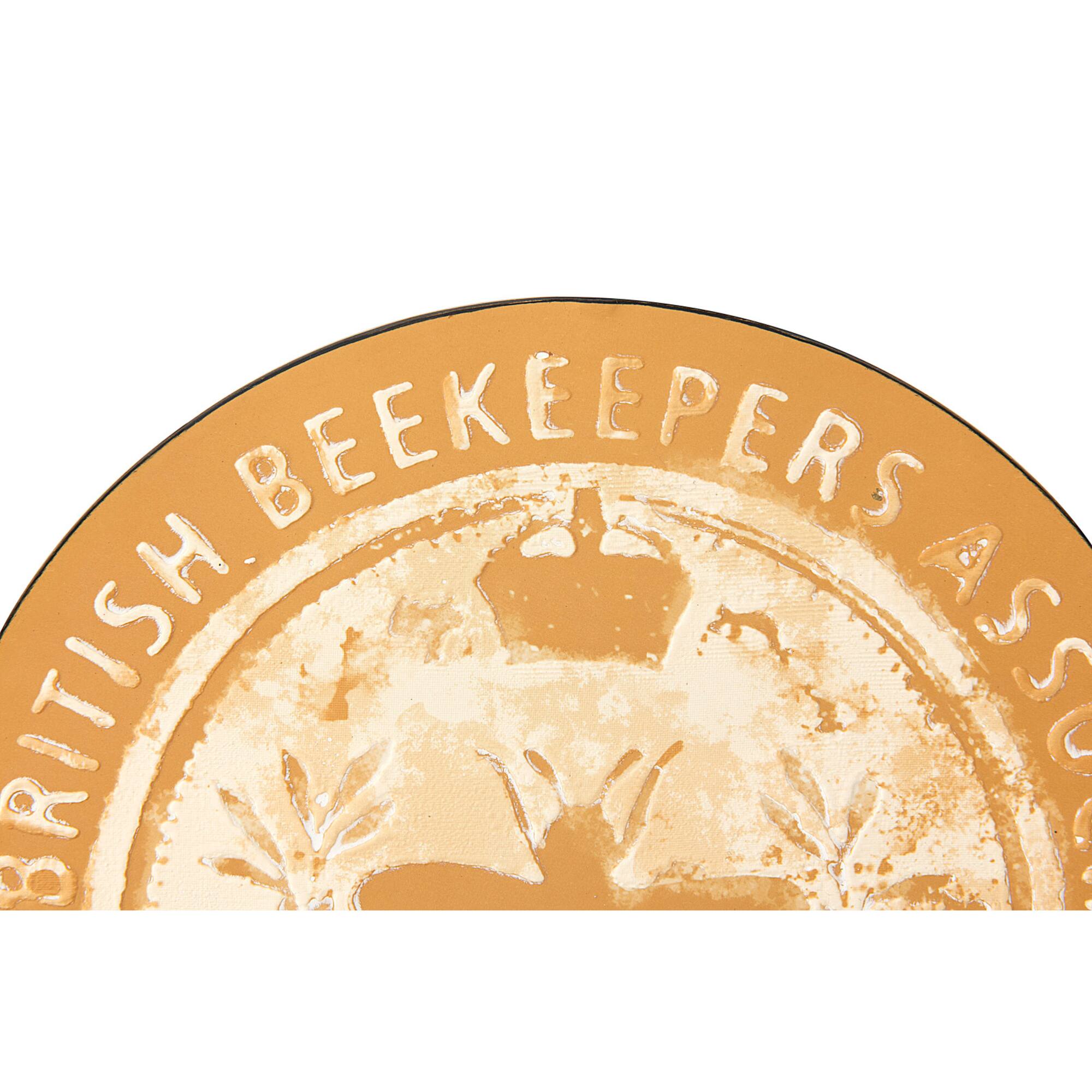 British Beekeepers Association Round Tin Wall Accent